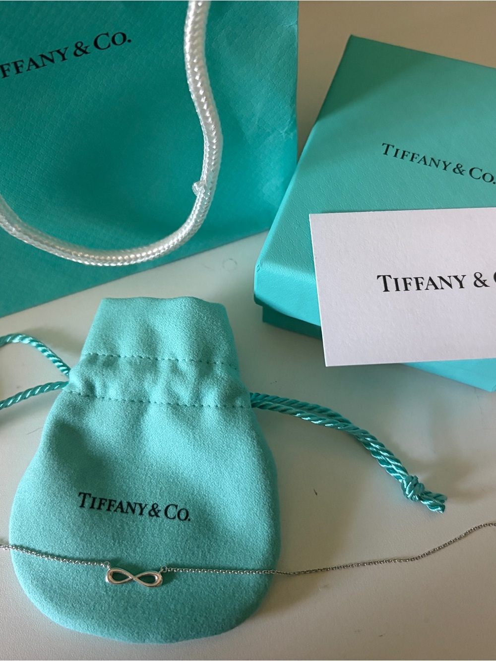 Tiffany & Co. Infinity silver Necklace